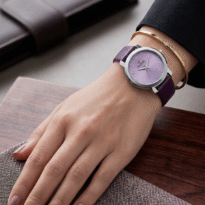 Fastrack Women's Analog Watches-Beautiful Purple Sunray Dial