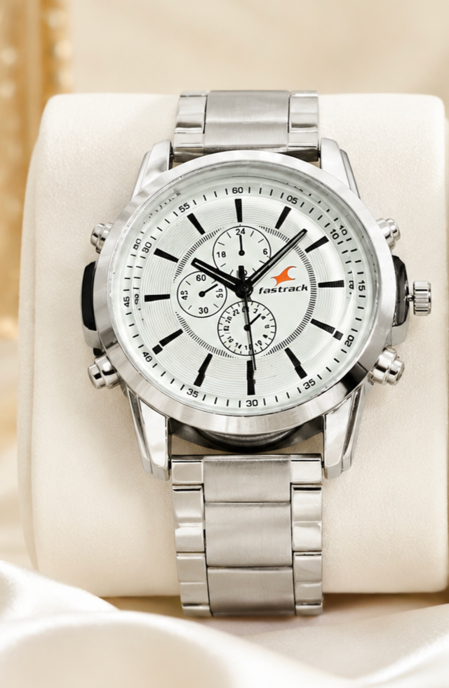 Fastrack Men's Premium Stainless Steel Analog Watches - Image 3