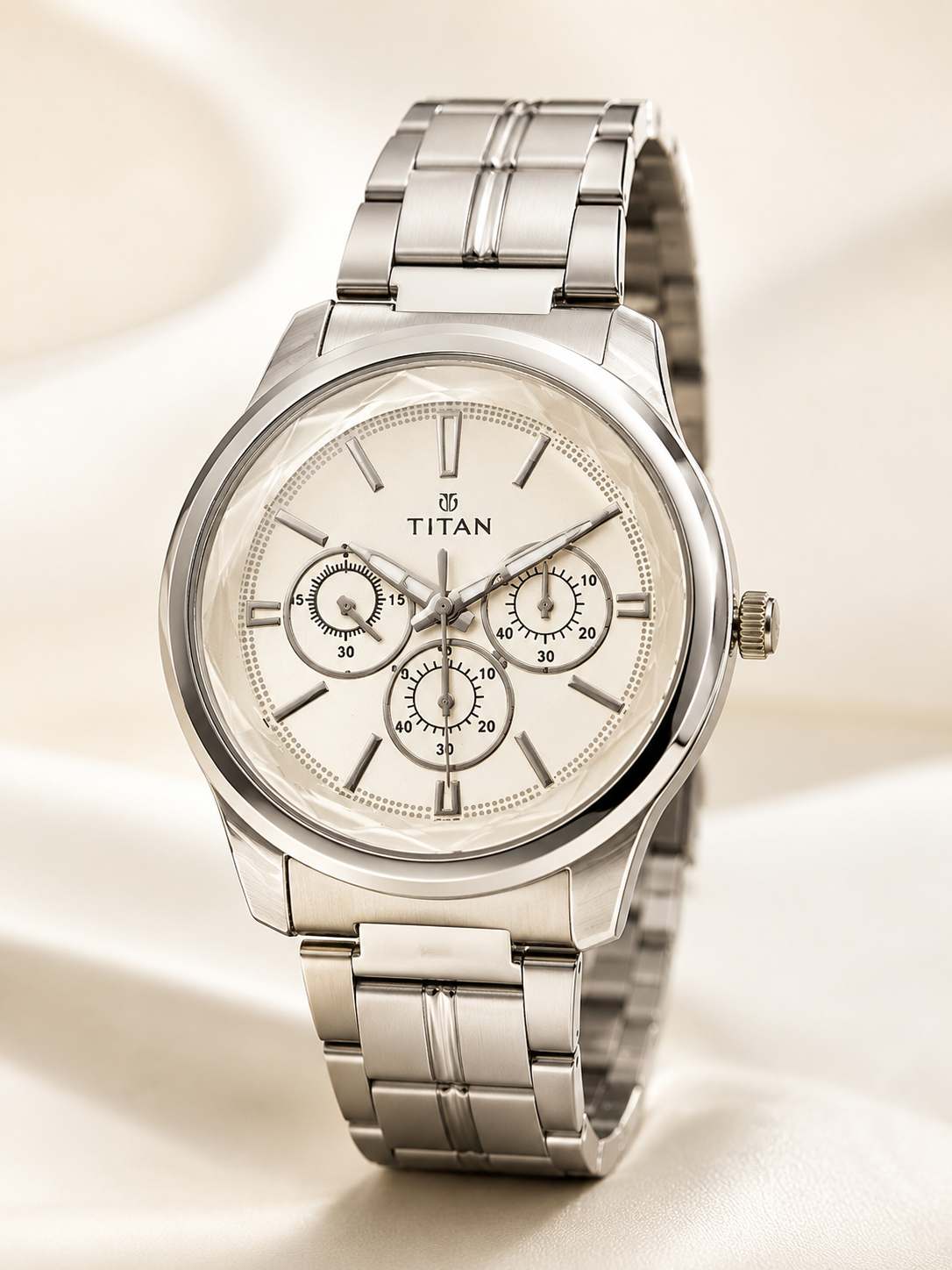 Titan Men's Stainless Steel Analog Watches