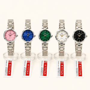 Elegant Black Dial Women's Stainless Steel Watches | Premium Everyday Wear