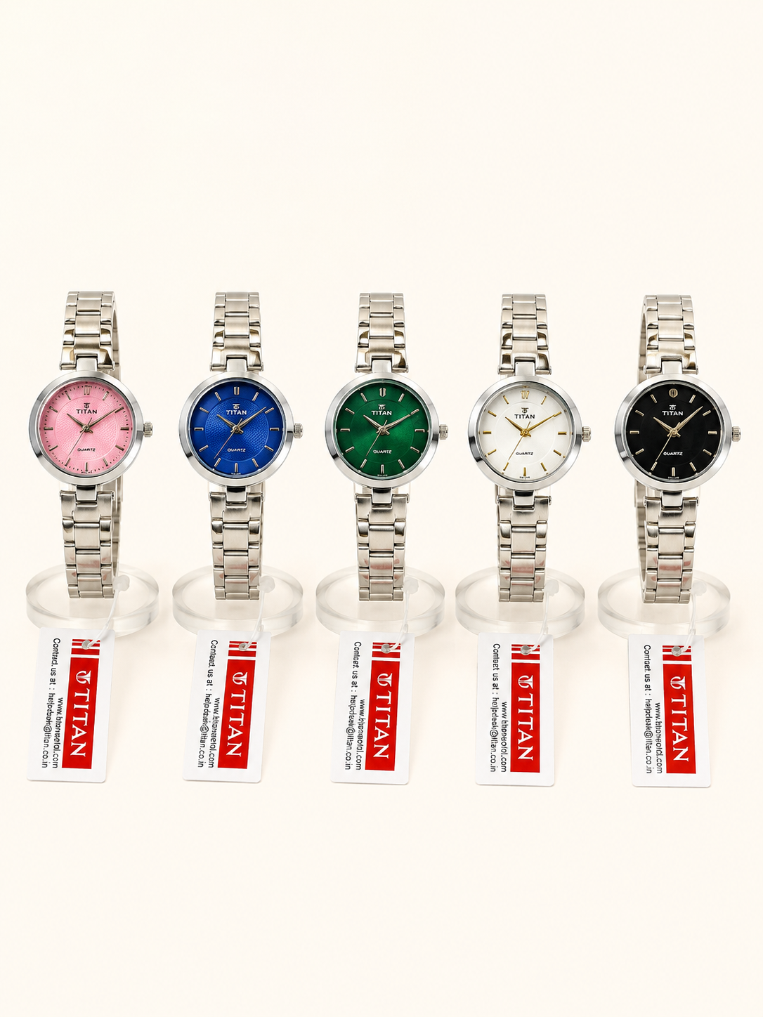 Elegant Black Dial Women's Stainless Steel Watches | Premium Everyday Wear