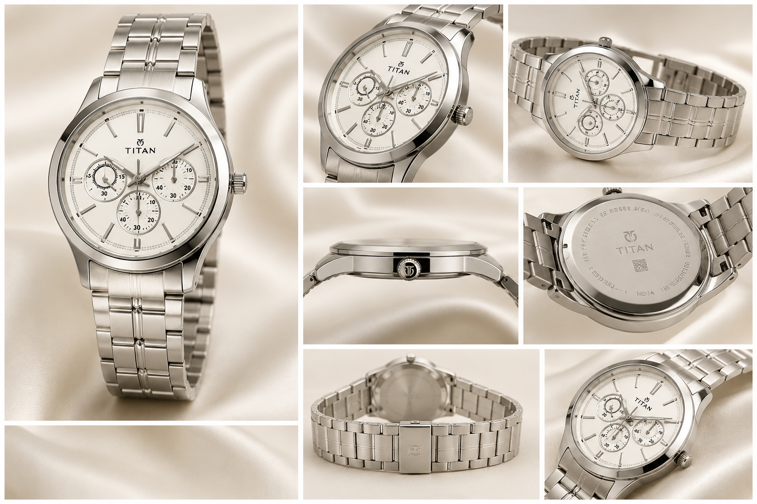 Titan Men's Stainless Steel Analog Watches - Image 2
